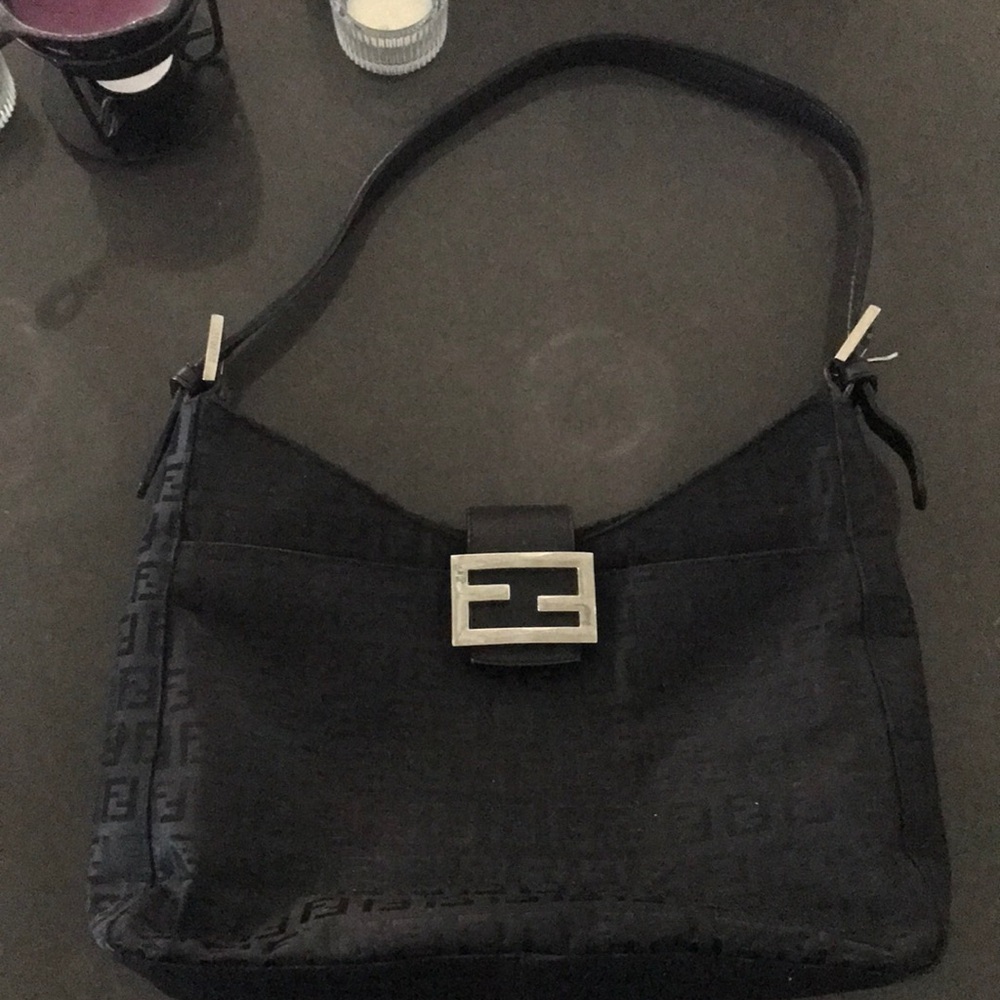 Authentic Fendi Zucca FF hobo vintage shoulder bag
